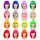 Synthetic Hair Bob Wigs Cosplay For Halloween Party